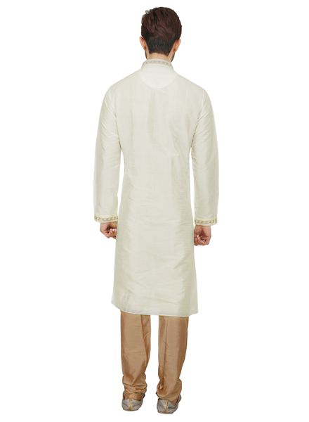 Kurta Pyjama Polyester Cotton Party Wear Regular Fit Stand Collar Full Sleeves Solid Regular La Scoot Churidar Pajama